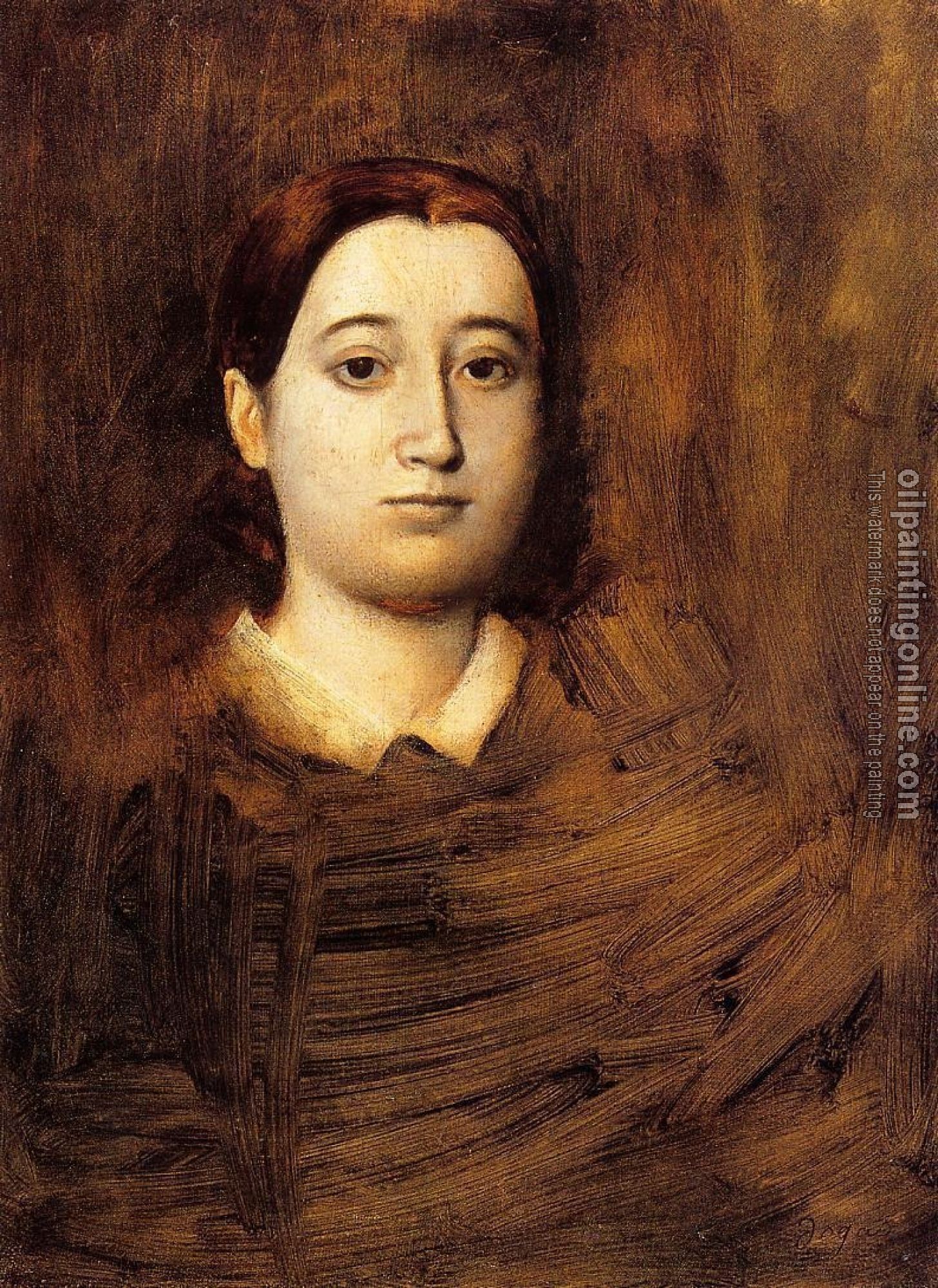 Degas, Edgar - Portrait of Therese De Gas, The Artist Sister